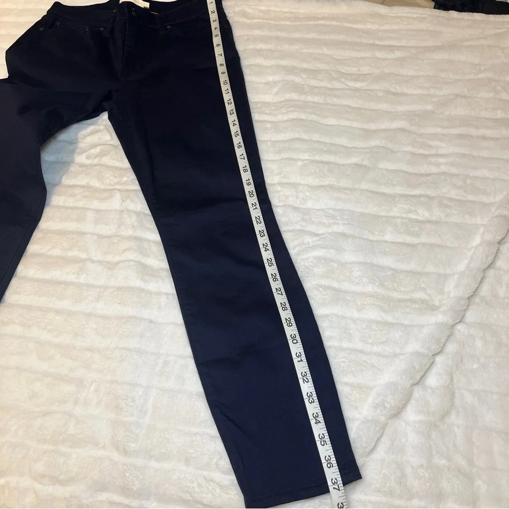 Tory Burch Women's Classic Closet Staple Dark Blue Straight Leg Jeans SZ 27